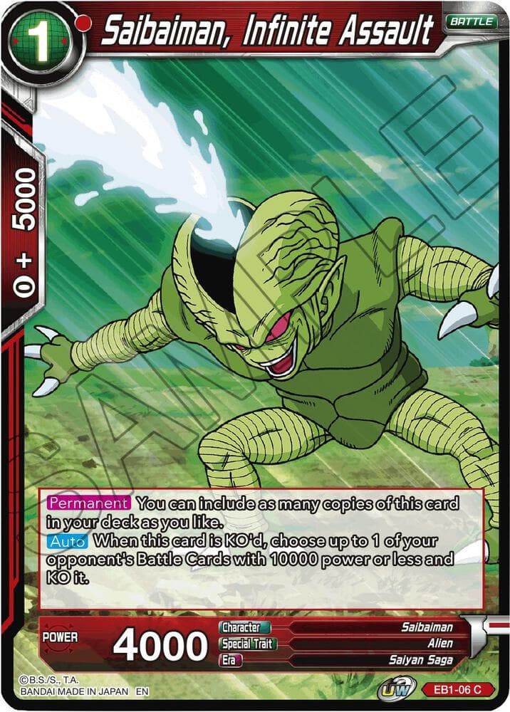 Saibaiman, Infinite Assault
