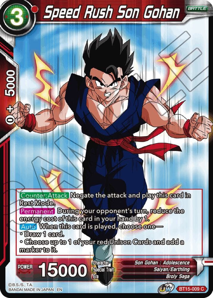 Speed Rush Son Gohan