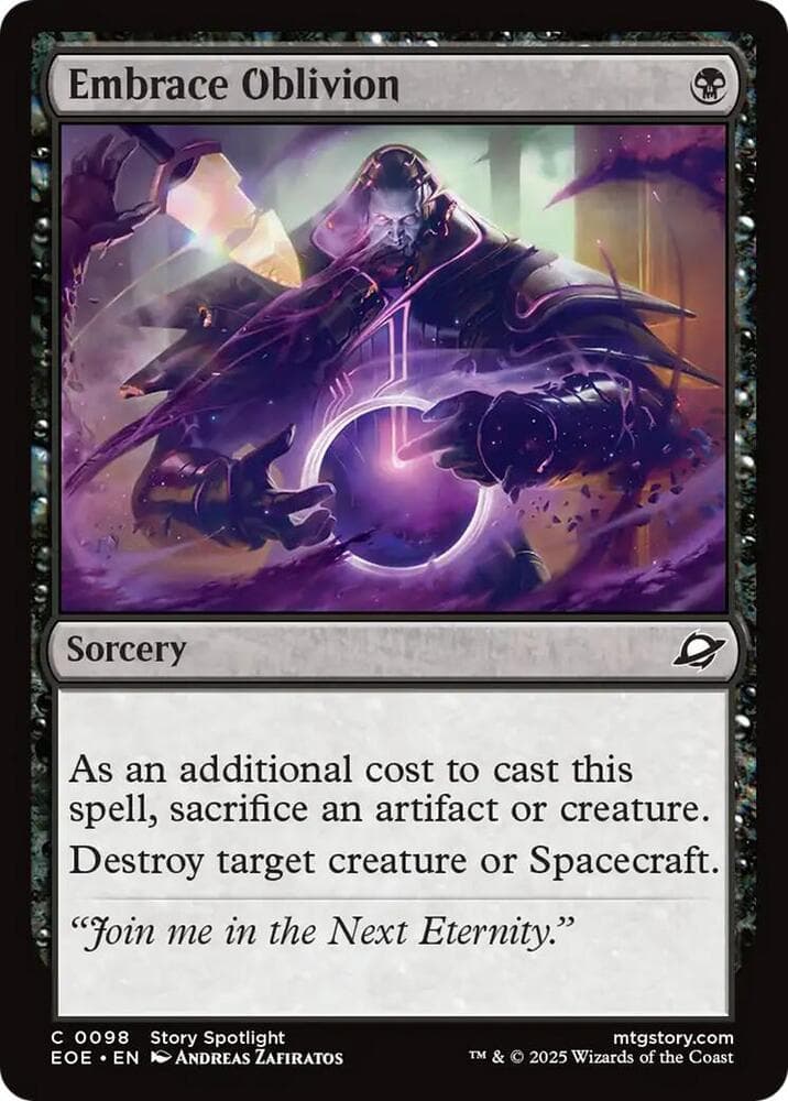 Embrace Oblivion