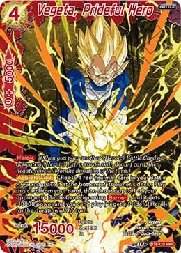 Vegeta, Prideful Hero