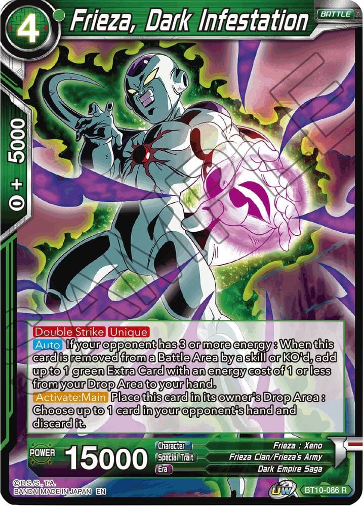 Frieza, Dark Infestation