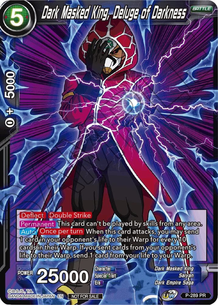 Dark Masked King, Deluge of Darkness (Unison Warrior Series Tournament Pack Vol.3)